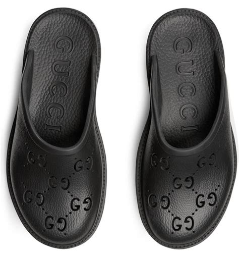 gucci black clog|gucci clogs nordstrom.